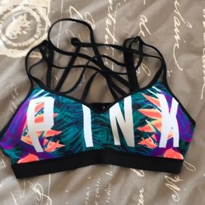 Pink Medium strappy push up